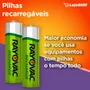 Pilha Recarregavel Rayovac Eco Aaa Com 2 600Mah 55902