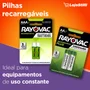 Pilha Recarregavel Rayovac Eco Aaa Com 2 600Mah 55902
