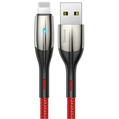 Cabo Horizontal Baseus 2 Metros Iphone 1.5a Com Led 480 Mb / S