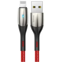 Cabo Horizontal Baseus 2 Metros Iphone 1.5a Com Led 480 Mb / S