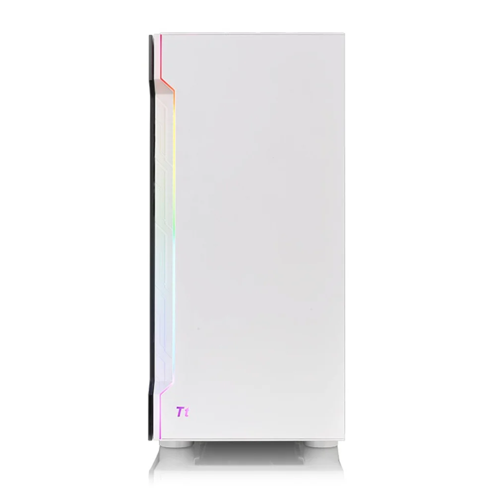 Imagem 2 de 5 do produto Gabinete Thermaltake, Tt H200 Tg, RGB, Snow/tempglass1/120mm - Ca-1m3-00m6wn-00