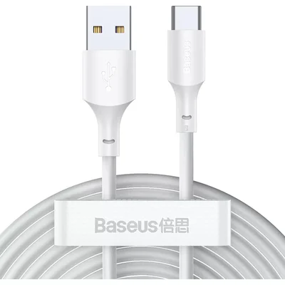 Kit C/2 Cabos Reforçados Usb-c Type-c Baseus 1,5m Turbo 5a