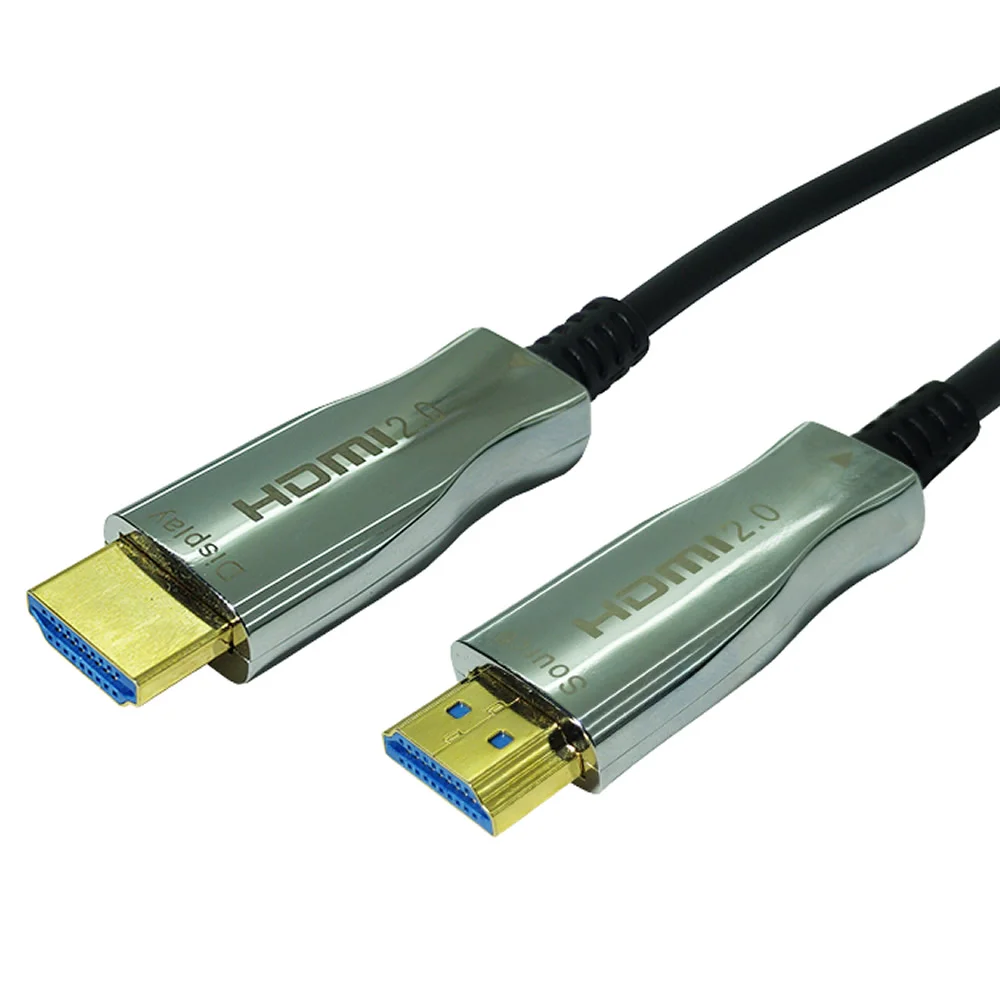 Imagem 3 de 5 do produto Cabo HDMI  Fibra Óptica 4k 18gb Hdr10 De 50 Metros
