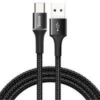 Cabo Baseus Halo Data Cable Usb-c Com LED 3a 1m (preto)