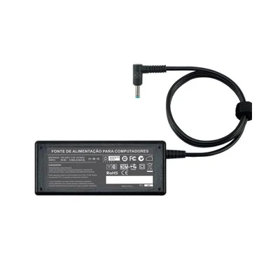 Fonte Carregador Para Hp Pavilion 14-v064br 19,5v 3,33a 65w 761 - Bivolt