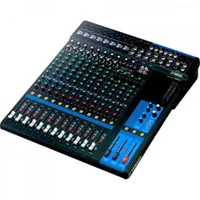Mesa De Som Yamaha Mg16 Analógica 16 Canais Bivolt Preta
