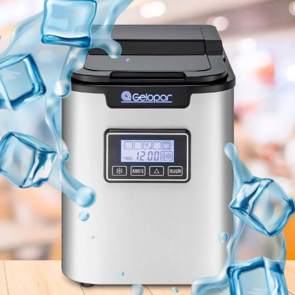 Imagem 4 de 5 do produto Fabricador De Gelo Gelopar 12kg 110v