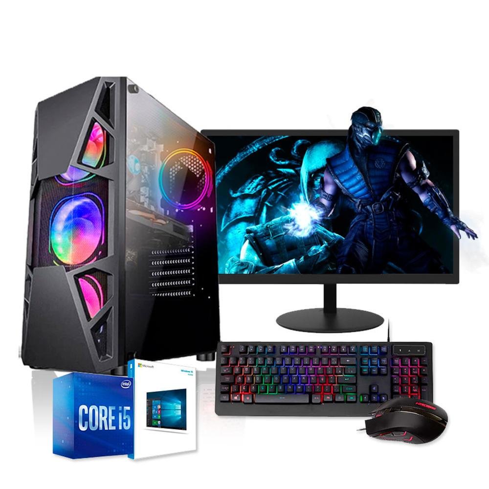 Pc Gamer Completo I5/8gb/hd1tb/vídeo2gb/monitor E Kit Gamer