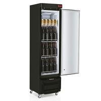 A Cervejeira GRB-23E GW com porta cega revestida em aço inox é indicada para refrigeração de cervejas e outras bebidas, como sucos, águas e refrigeran