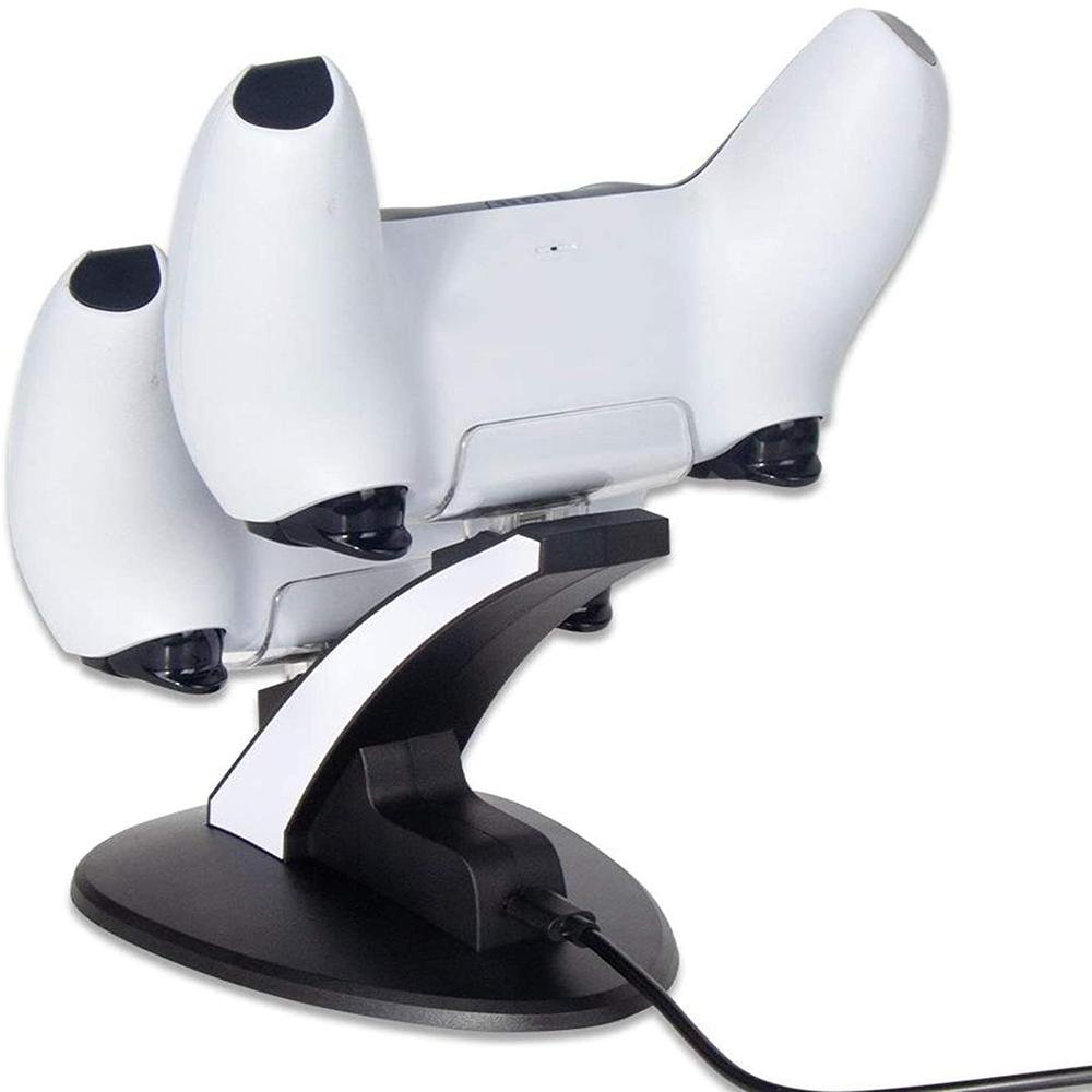 Imagem 2 de 5 do produto Base Carregador Duplo OVIO, Para Playstation 5, De Carregamento Rápido, Dock Dual