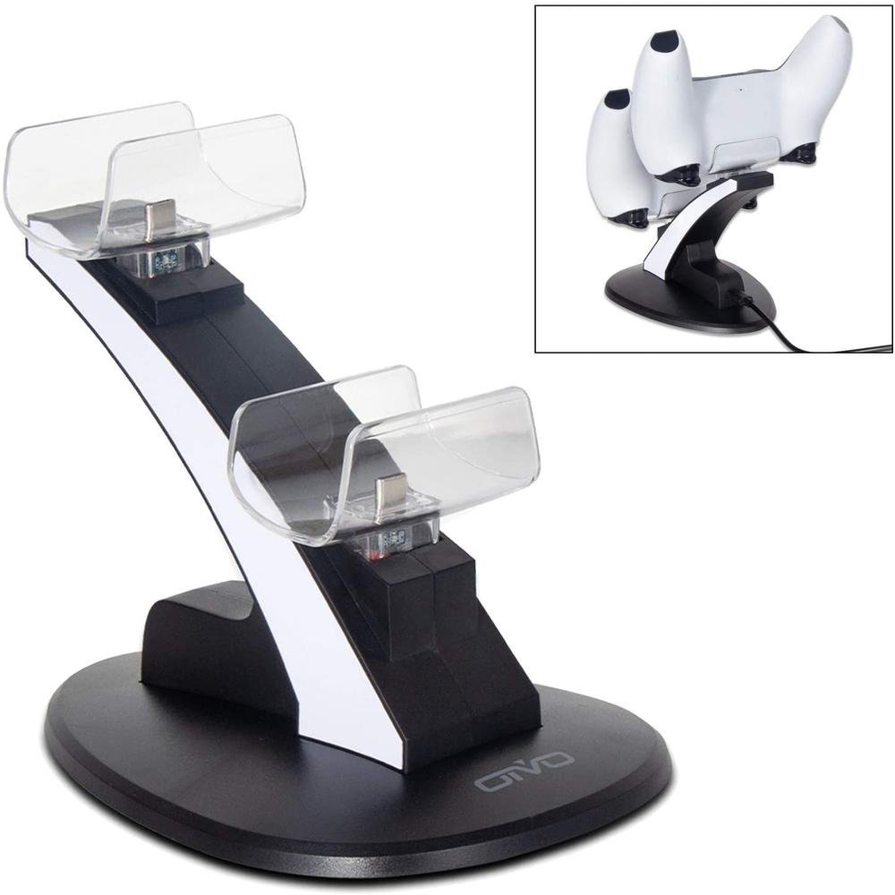 Imagem 4 de 5 do produto Base Carregador Duplo OVIO, Para Playstation 5, De Carregamento Rápido, Dock Dual