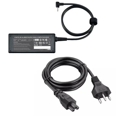Fonte Carregador Para Asus Eee Pc 1005ha 1101ha 1001p 010lf 19v 1.58a 608 - Voltagem De Entrada