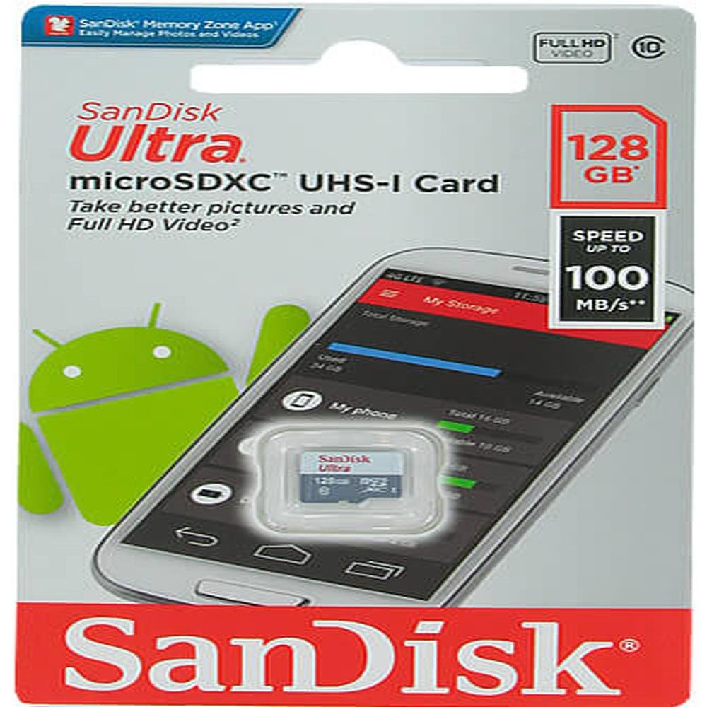 時間指定不可 サンディスク128GB microSDXCカードSDSQUNR-128G-GN6MN x2枚セット UHS-1 Class10  R=100MB s ccps.sn