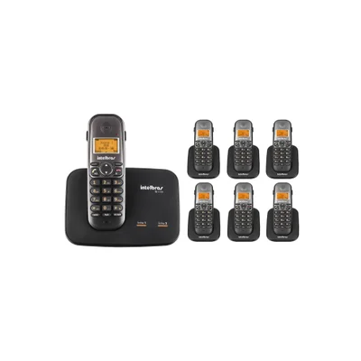 Kit Telefone 2 Linhas Ts 5150 + 6 Ramais Ts 5121 Intelbras
