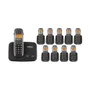 Kit Telefone 2 Linhas Ts 5150 + 9 Ramais Ts 5121 Intelbras