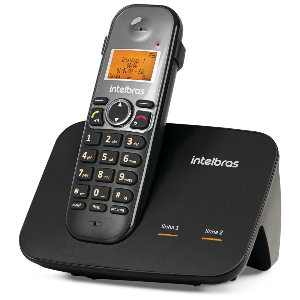 Kit Telefone 2 Linhas Ts 5150 + 9 Ramais Ts 5121 Intelbras Kit Telefone 2 Linhas Ts 5150 + 9 Ramais Ts 5121 Intelbras