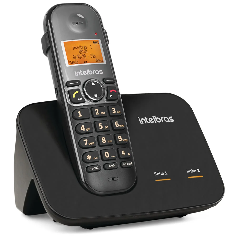 Kit Telefone 2 Linhas Ts 5150 + 9 Ramais Ts 5121 Intelbras Kit Telefone 2 Linhas Ts 5150 + 9 Ramais Ts 5121 Intelbras
