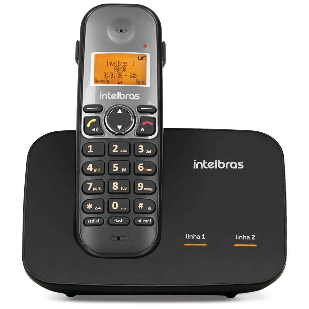 Imagem 3 de 4 do produto Kit Telefone 2 Linhas Ts 5150 + 2 Ramais Ts 5121 Intelbras