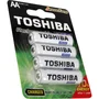 Pilha Recarregável Aa Toshiba, 2600 Mah, Blister C/ 4 Unidades - Tnh-6gae Bp-4c