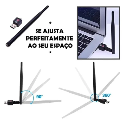 USB Adaptador Wi-fi Empire F-2575 - 150mbps - Antena De 5dbi — foto 4