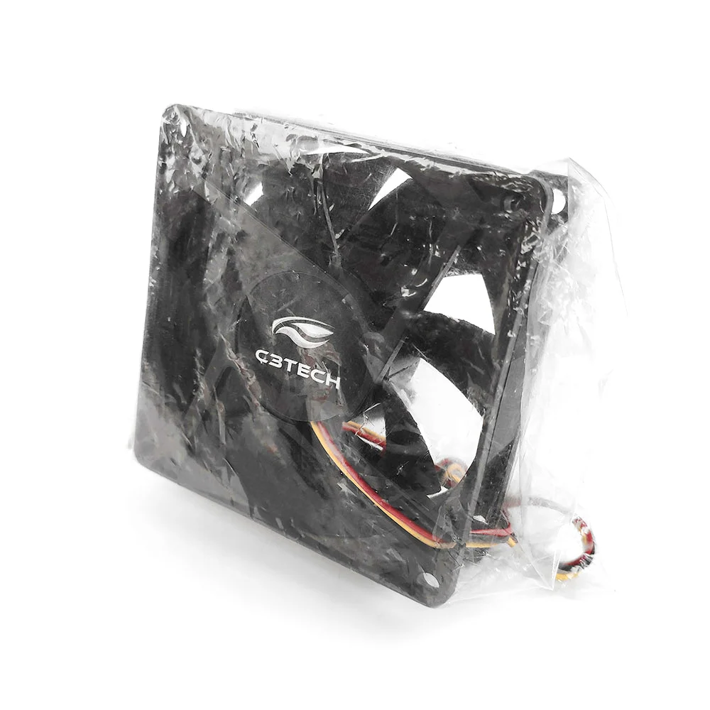 Cooler FAN C3Tech, 80x80x20.5mm, 3 Pinos, Preto - F7-MB10BK 7