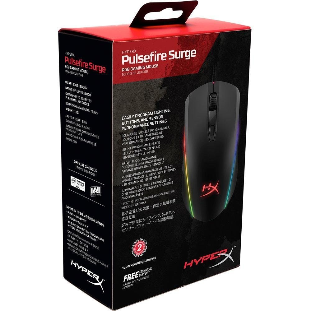 Mouse HyperX Pulsefire Surge - HX-MC002B