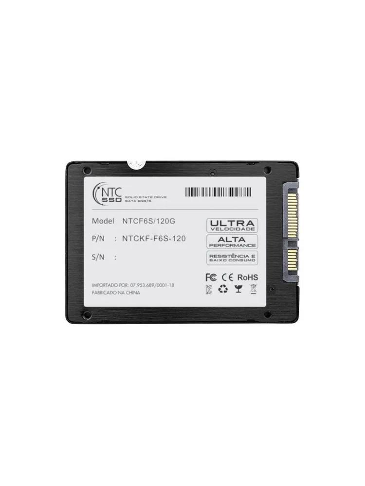 SSD Sata 120GB NTC Sata Lll 25 L 500MB G 400 MB