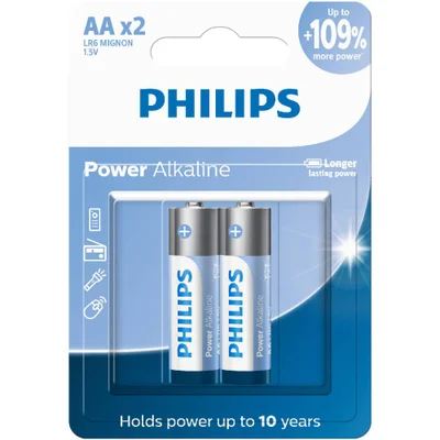 Pilhas Alcalinas Aa Blister Com 2 Unidades Lr6p2b/59