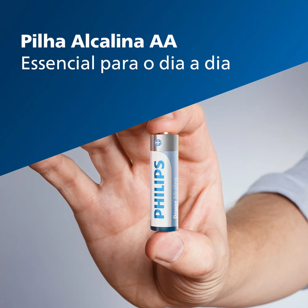Imagem 2 de 5 do produto Pilhas Alcalinas Aa Blister Com 2 Unidades Lr6p2b/59