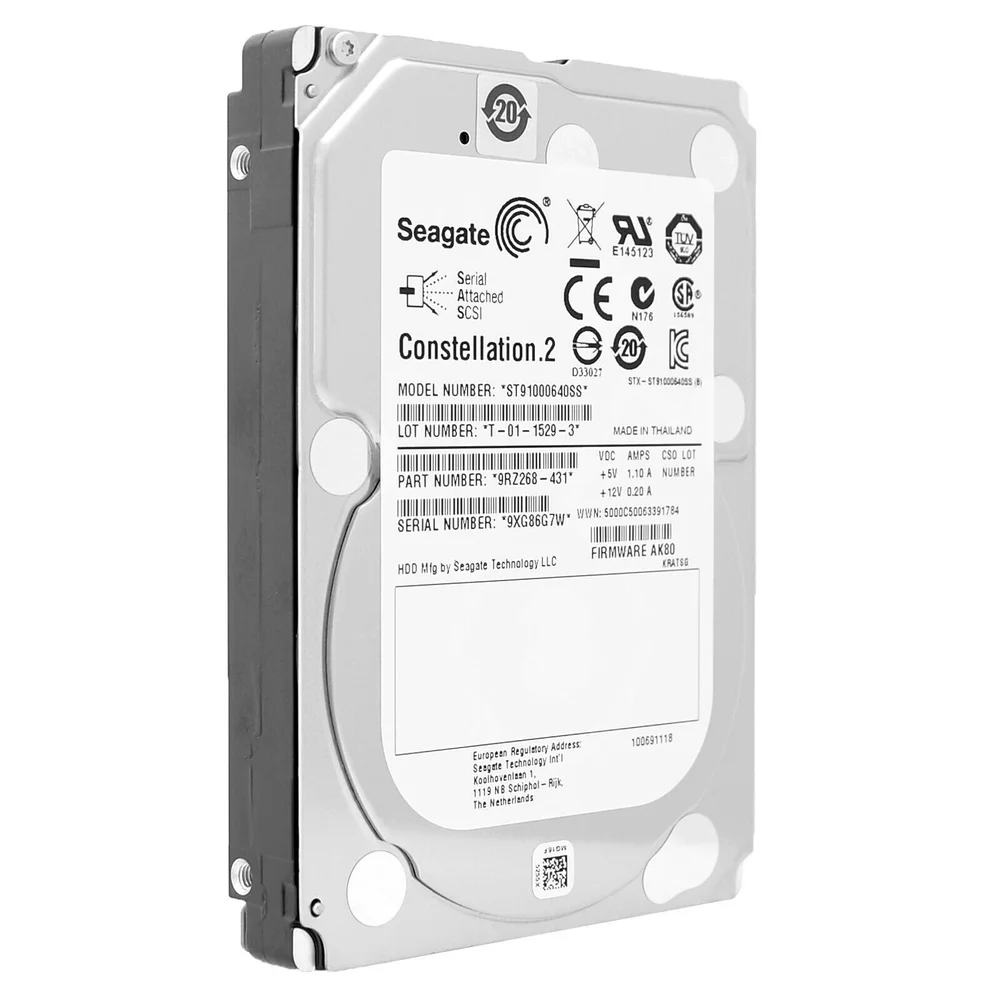 HD Servidor Seagate St91000640ss