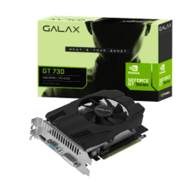Placa de Vídeo Galax NVIDIA GeForce GT 730, 4GB DDR3