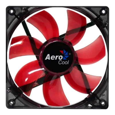 Cooler FAN AEROCOOL, 120mm, LED Red, Vermelho - EN51363