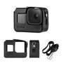 Case Gopro Hero 8 Black Em Material Sintético Com Cordão Pescoço Telesin Cor Preto