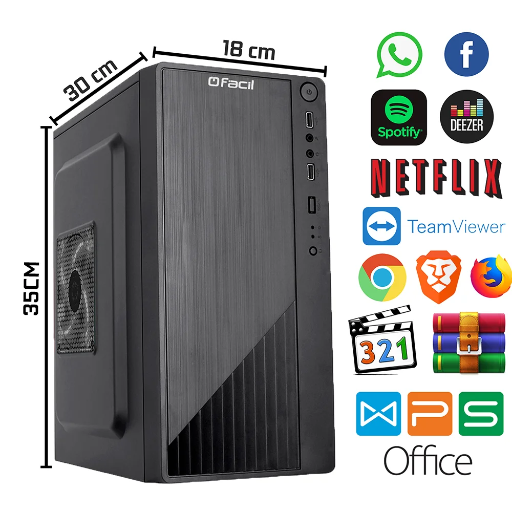 Computador Fácil Intel Core I5 11400 KaBuM