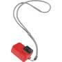 Capa Silicone Gopro Hero 7 6 5 Black + Cordão Ajustável - Sleeve + Lanyard Cor Vermelho Claro