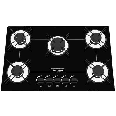 Kit Balcão Cozinha MOOB com Cooktop Chamalux 5 bocas com Ultra Chama Preto BivoltUm Combo sem igual, um design elegante e com espaço ideal para guarda
