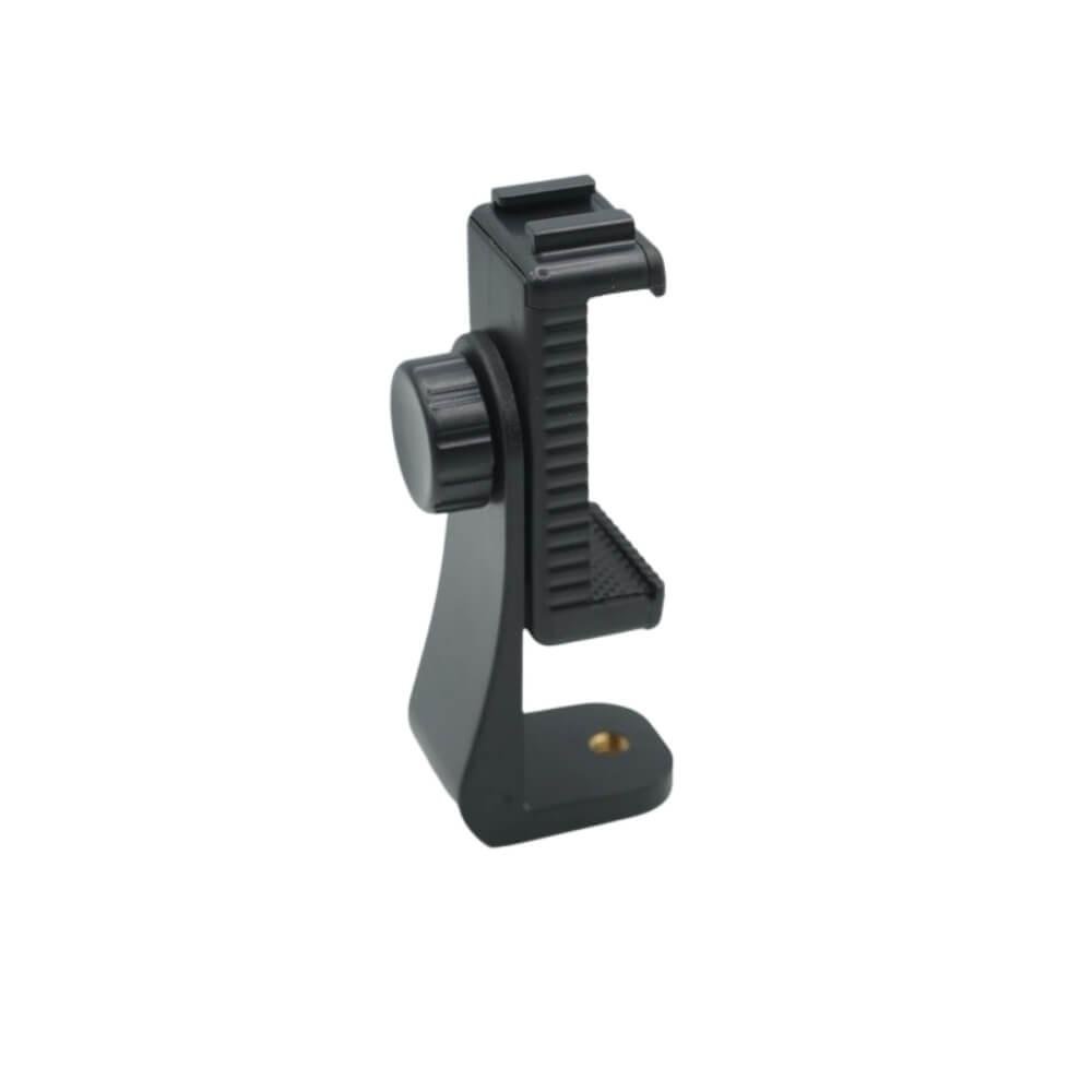Imagem 2 de 3 do produto Suporte para Smartphones Telesin, Com Encaixe, Para Microfone E LED, Preto -  PJ-TRP-002