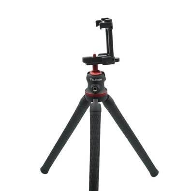 Tripé Flexível Para Celular / Câmeras Dslr / Gopro - Telesin