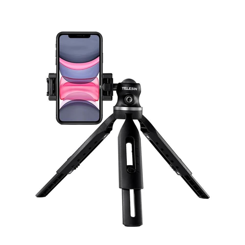Imagem 3 de 5 do produto Tripé Extensível Para Celular E Câmeras Dslr - Telesin