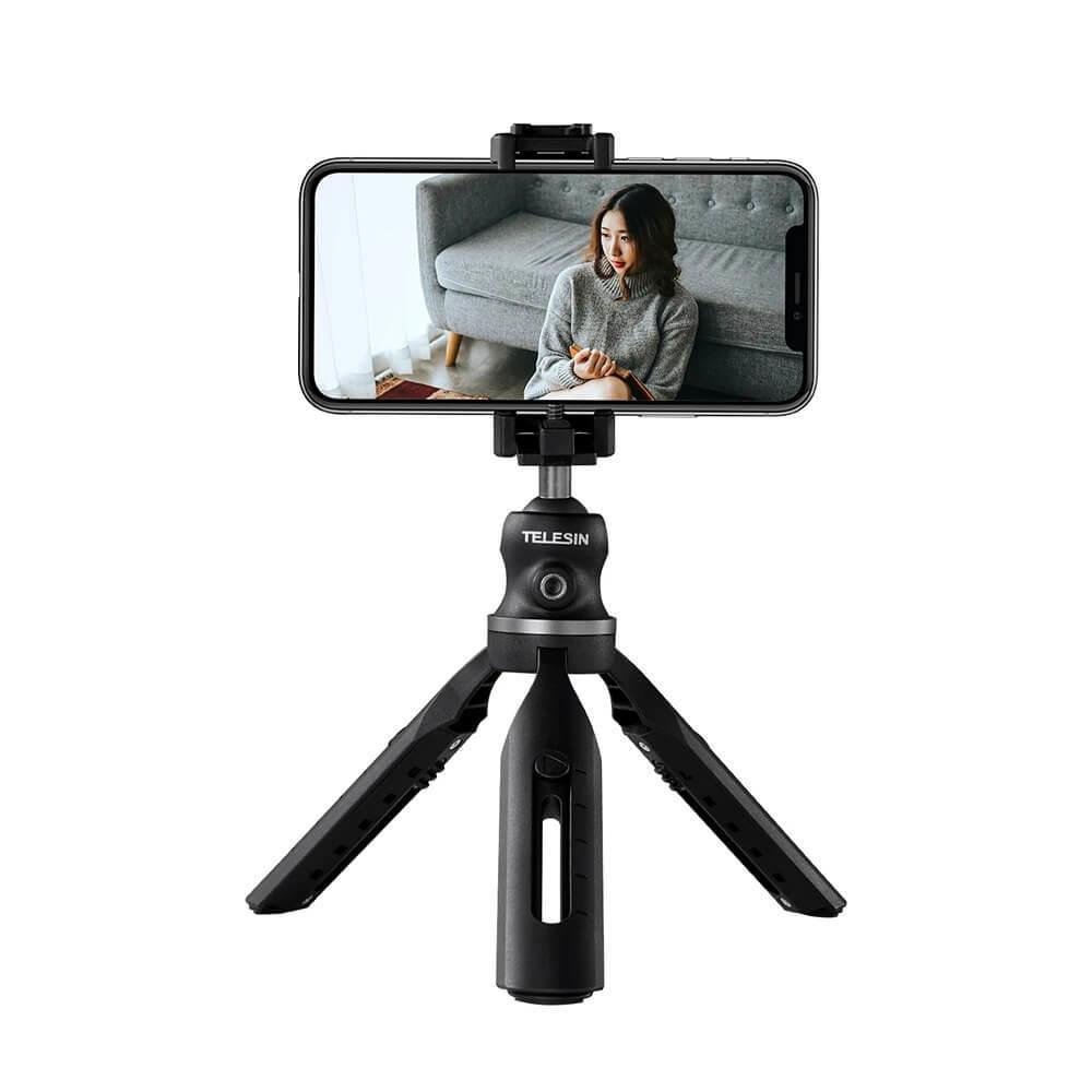 Imagem 4 de 5 do produto Tripé Extensível Para Celular E Câmeras Dslr - Telesin