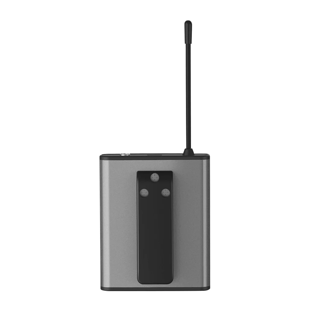Imagem 2 de 5 do produto Sistema De Microfone Sem Fio Com Transmissor E Receptor Uhf - Telesin