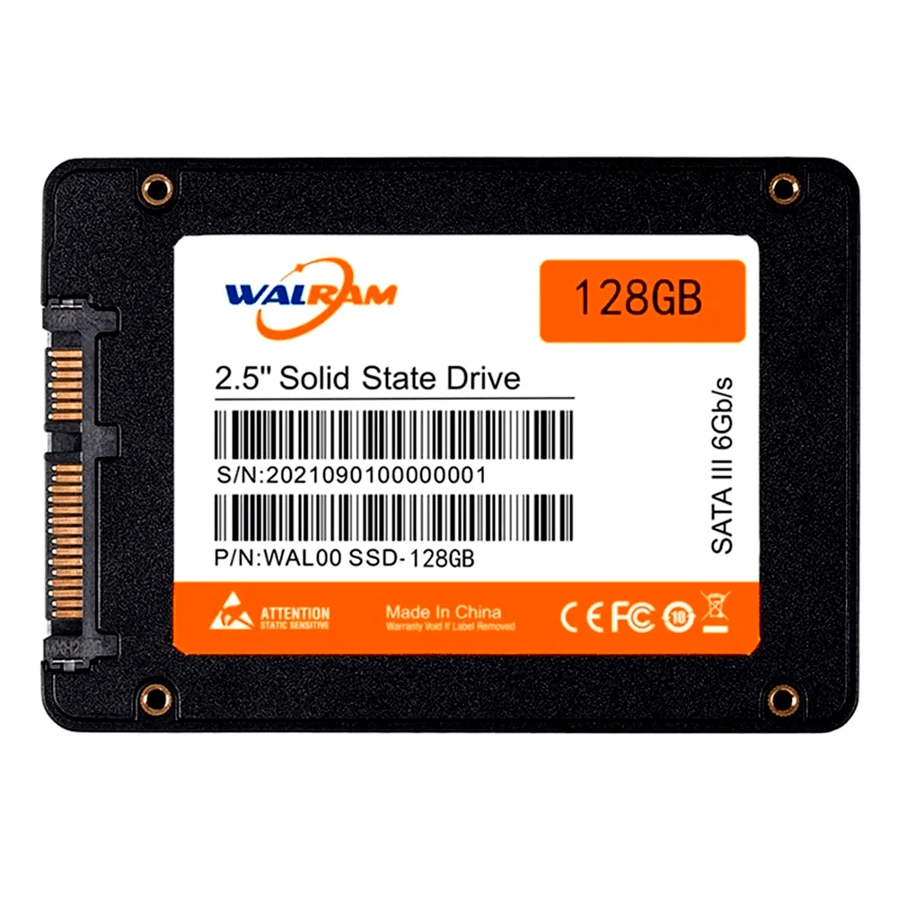 Imagem 2 de 5 do produto Hd SSD Walram 128GB 560mb/s De Leitura 490mb/s De Escrita 3d Nand