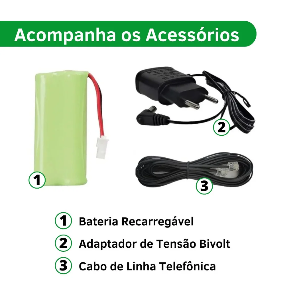Imagem 5 de 5 do produto Telefone Ts 3112 Branco