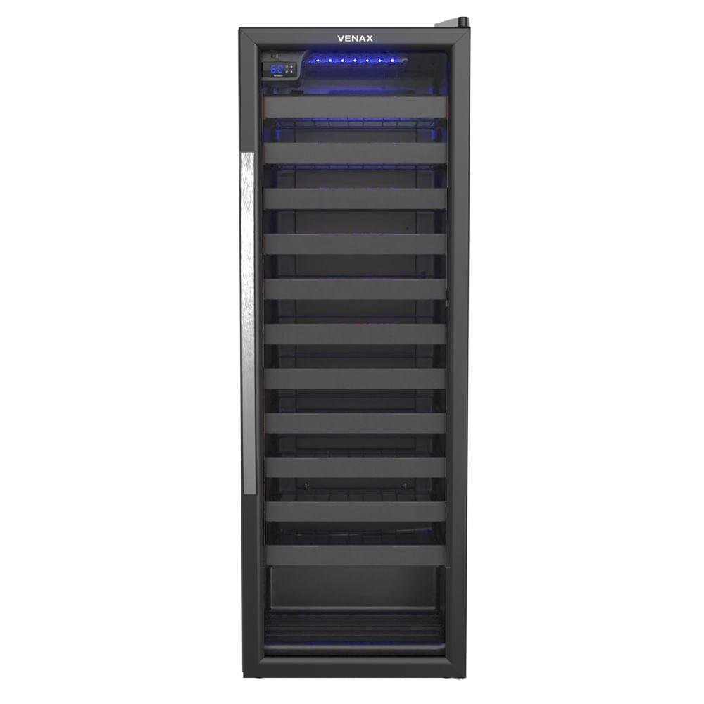 Adega Venax Preto - 50 Garrafas - 110v - Piubella 200