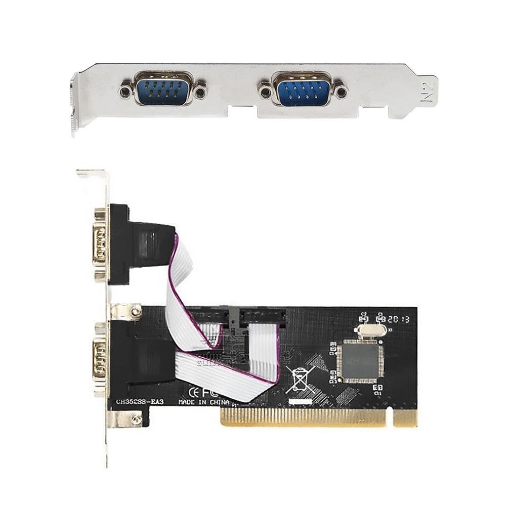 Placa Pci Com Portas Seriais Rs Feasso Jpss Com Perfil Baixo Slim