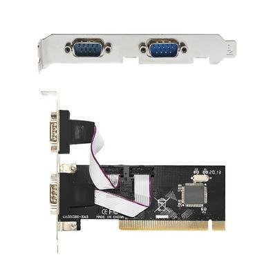 Placa Pci Com 2 Portas Seriais Rs232 Feasso Jpss-01 Com Perfil Baixo Slim