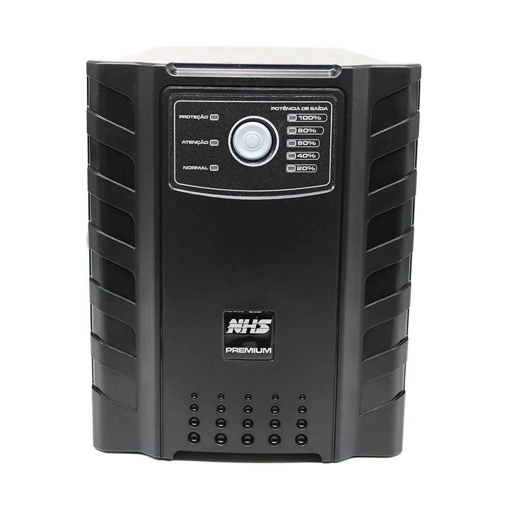 Imagem 3 de 5 do produto Nobreak NHS Premium 1500VA GII, Bivolt Aut., 8 Tomadas, Bateria Estacionária 1x58AH - 90.D0.015100