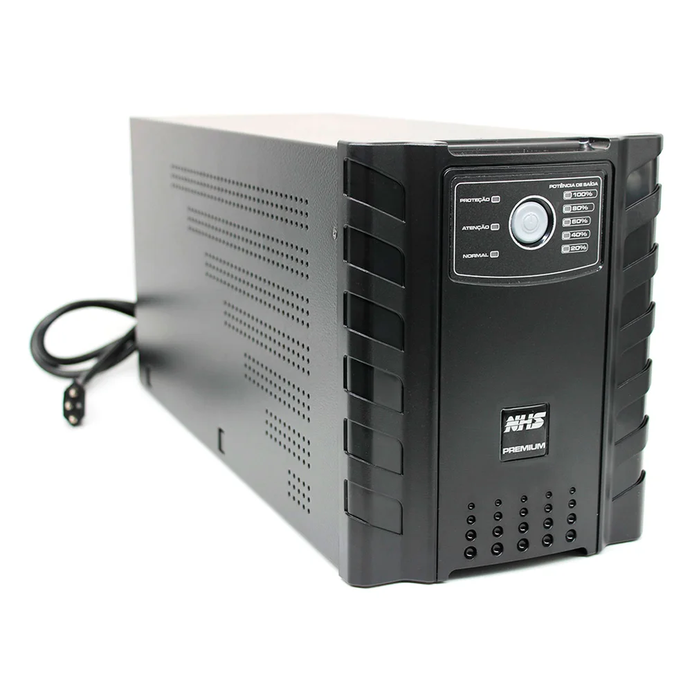 Imagem 5 de 5 do produto Nobreak NHS Premium 1500VA GII, Bivolt Aut., 8 Tomadas, Bateria Estacionária 1x58AH - 90.D0.015100
