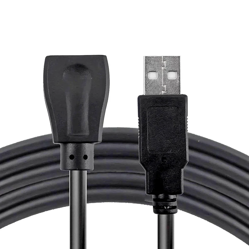 Imagem 4 de 4 do produto Cabo Extensor Usb De 1,5 Metros Am+af Macho X Fêmea Com Filtro Contra Interferências Preto Nt 03507