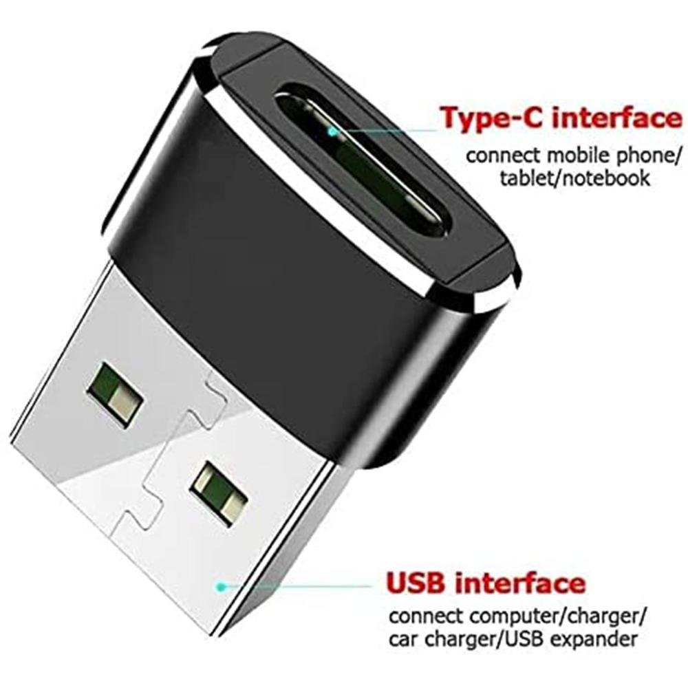 Imagem 3 de 5 do produto Adaptador Conversor USB-C Fêmea Para USB Macho, Altomex